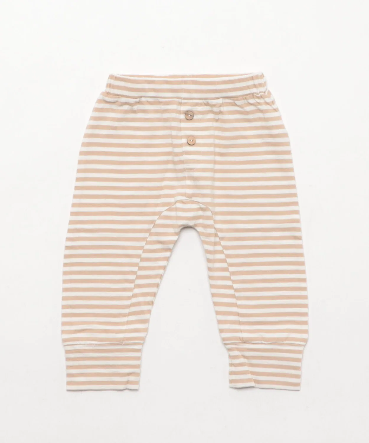 Детские штаны для мальчиков с длинным рукавом модель BABY CRU PANT NO WAY, Sand Stripe