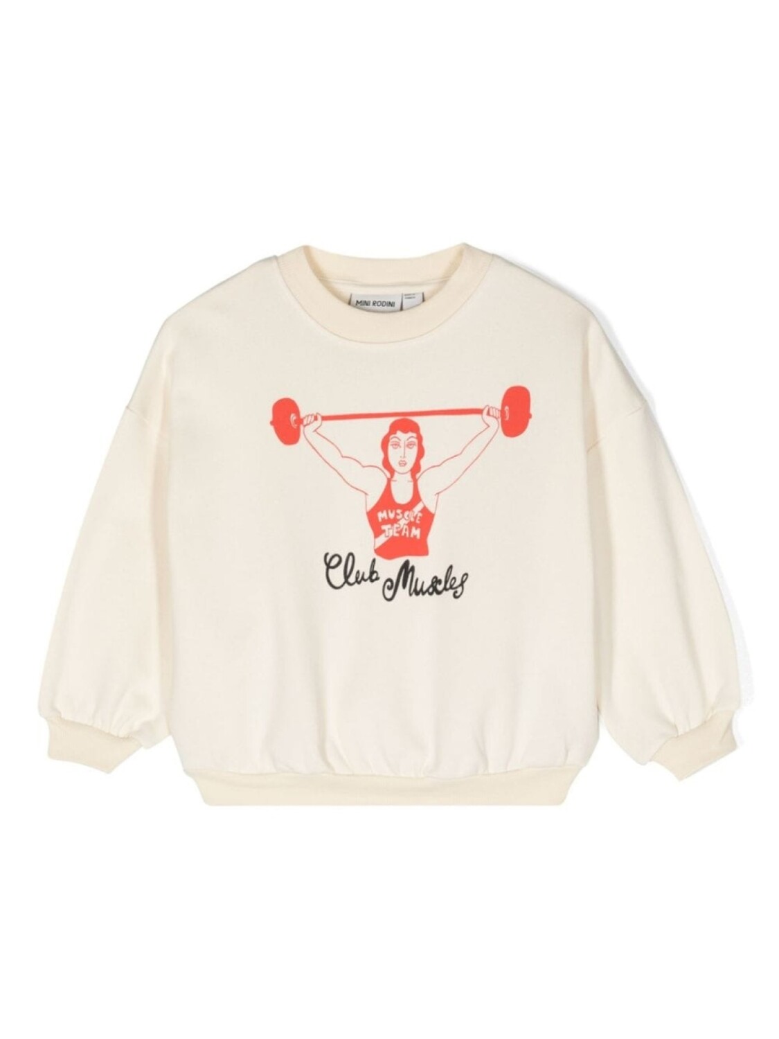 

Толстовка Club Muscles Mini Rodini, белый