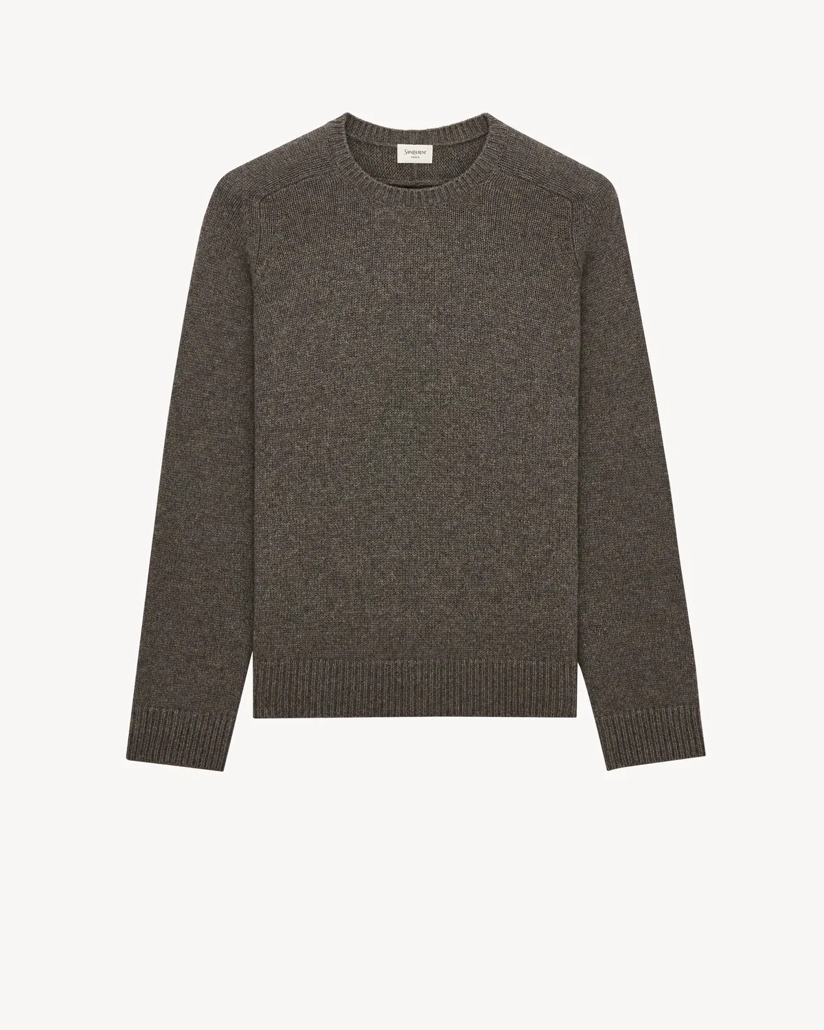 Свитер из кашемира и шерсти SAINT LAURENT, черный