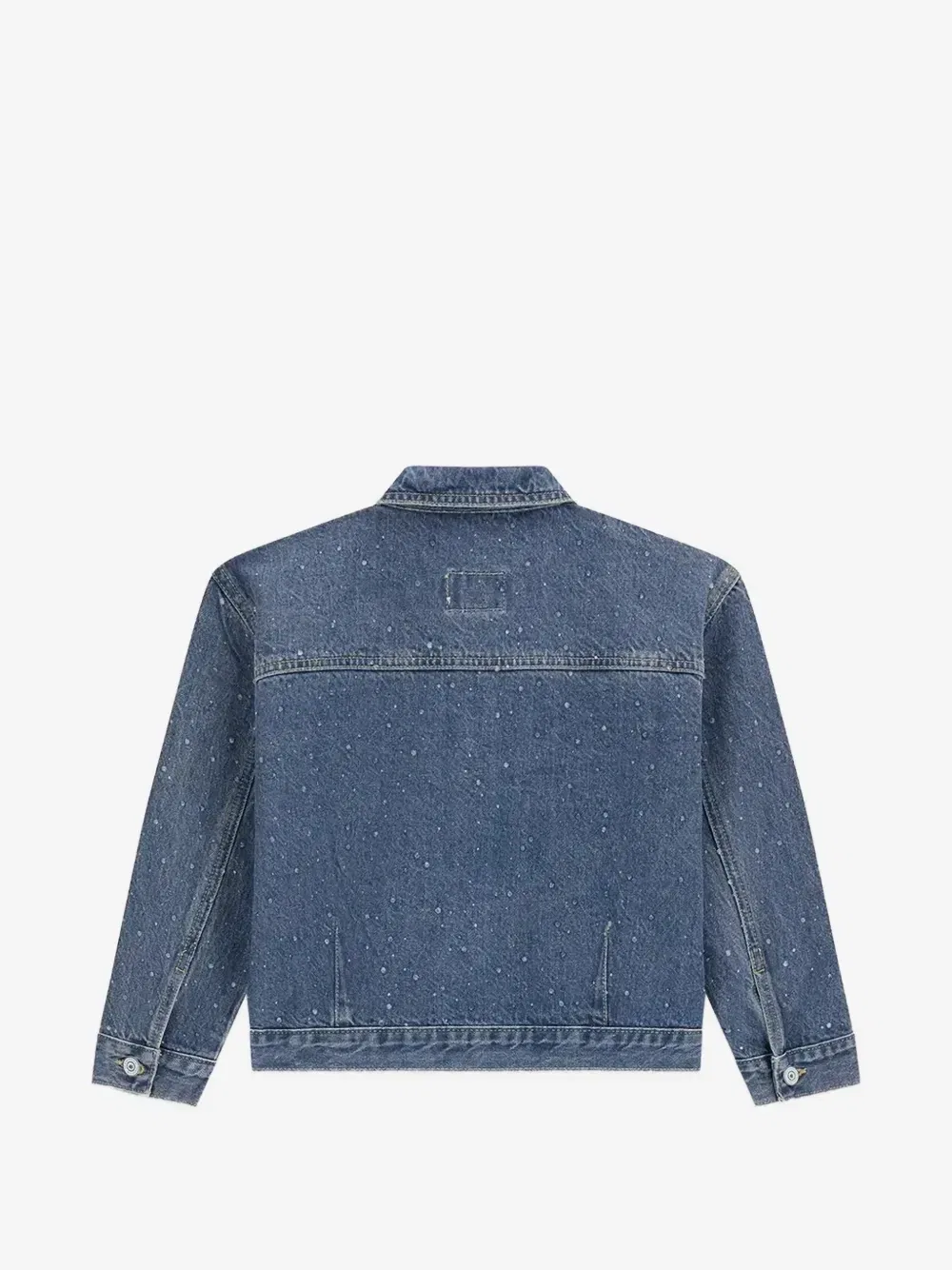 Джинсовая куртка с кристаллами Guess Kids, синий — фото 2