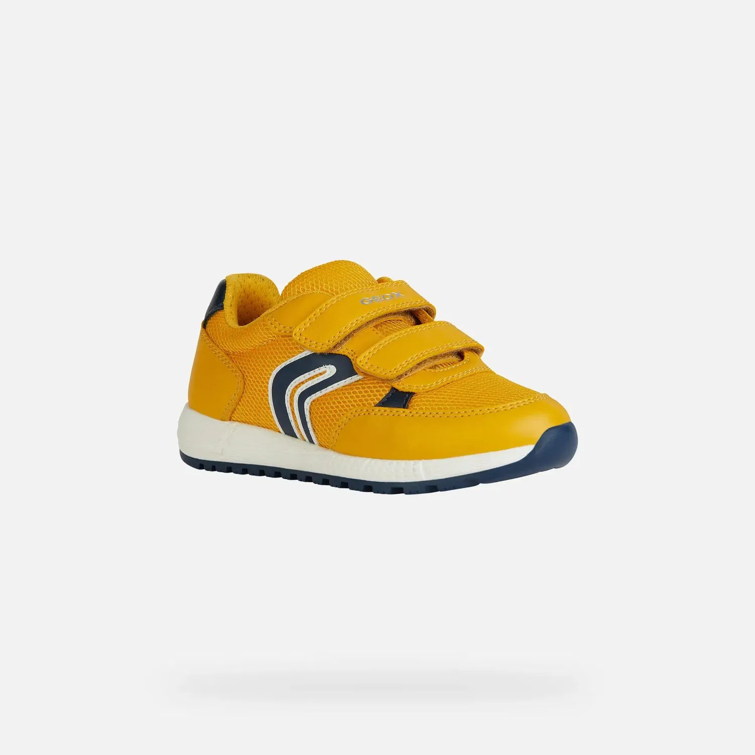 Детские кроссовки для девочек с ретро-дизайном Alben Converse, Gelb Navyblau — фото 3