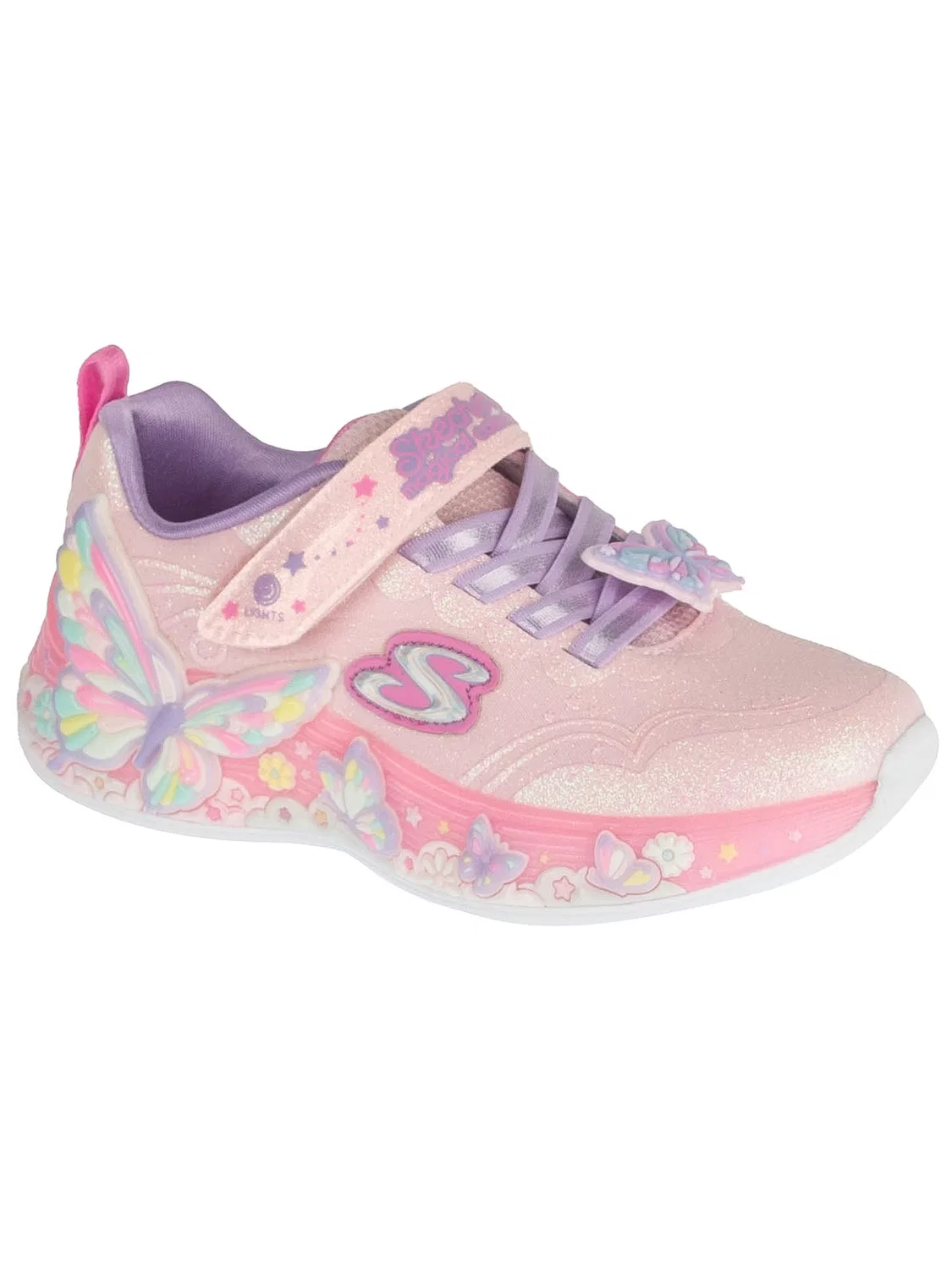 Кроссовки Skechers розового цвета