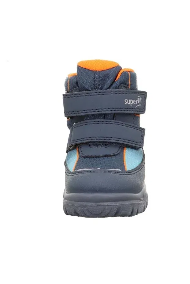 Детские ботинки для мальчиков с водоотталкивающей пропиткой Husky1 Superfit, Blue/Orange — фото 3