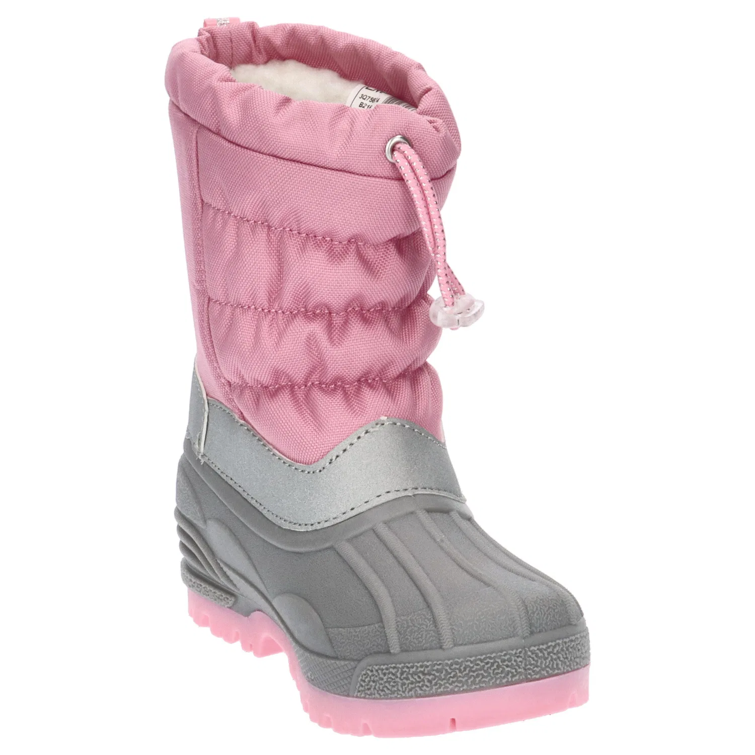 Детские зимние ботинки с высоким голенищем CMP Kids Hanki 3.0 Snow Boots, Rosa Grau Magentapink — фото 2