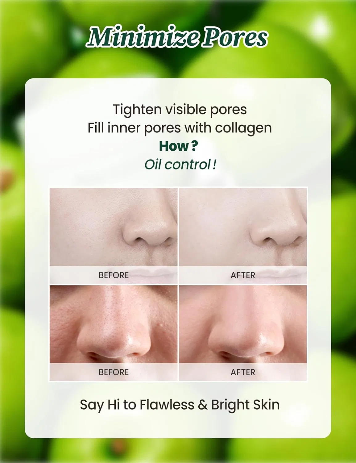 Крем для лица Green Apple Pore Collagen Cream, MILKTOUCH, 50 мл — фото 3