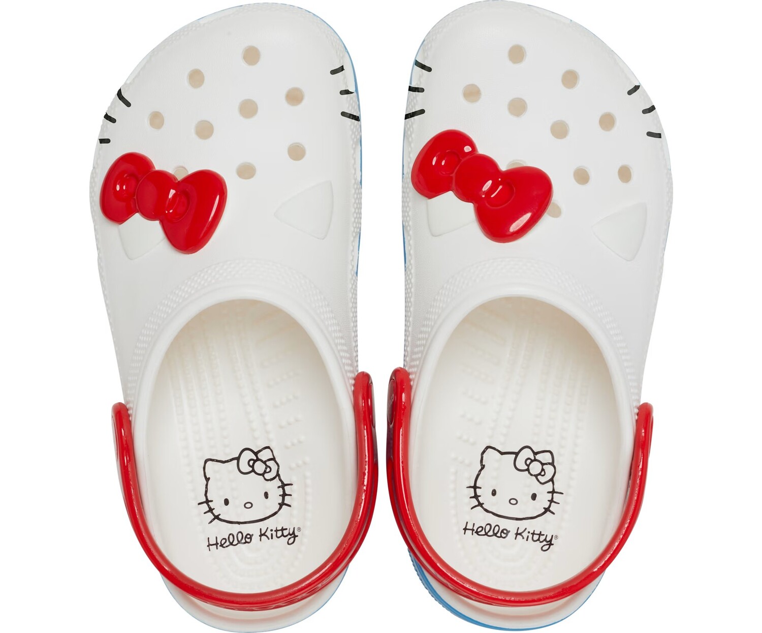

Сабо для маленьких детей Crocs Classic x Hello Kitty, белый