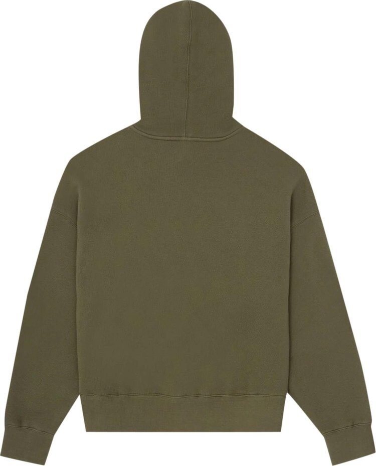 Худи Palm Angels Bear Hoodie 'Military Brown', зеленый — фото 3