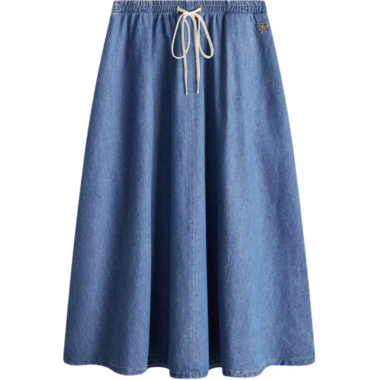 Женская длинная юбка джинсовая Tommy Hilfiger, Denim Blue 1A5