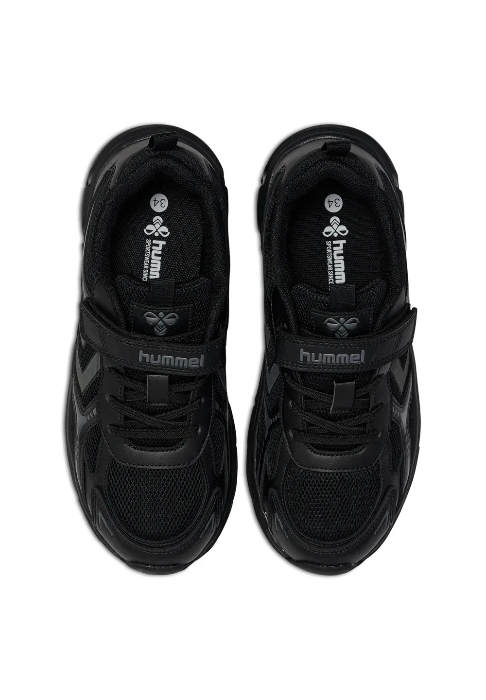 Кроссовки для ходьбы Effort one VC Jr унисекс Hummel, Black Black — фото 3