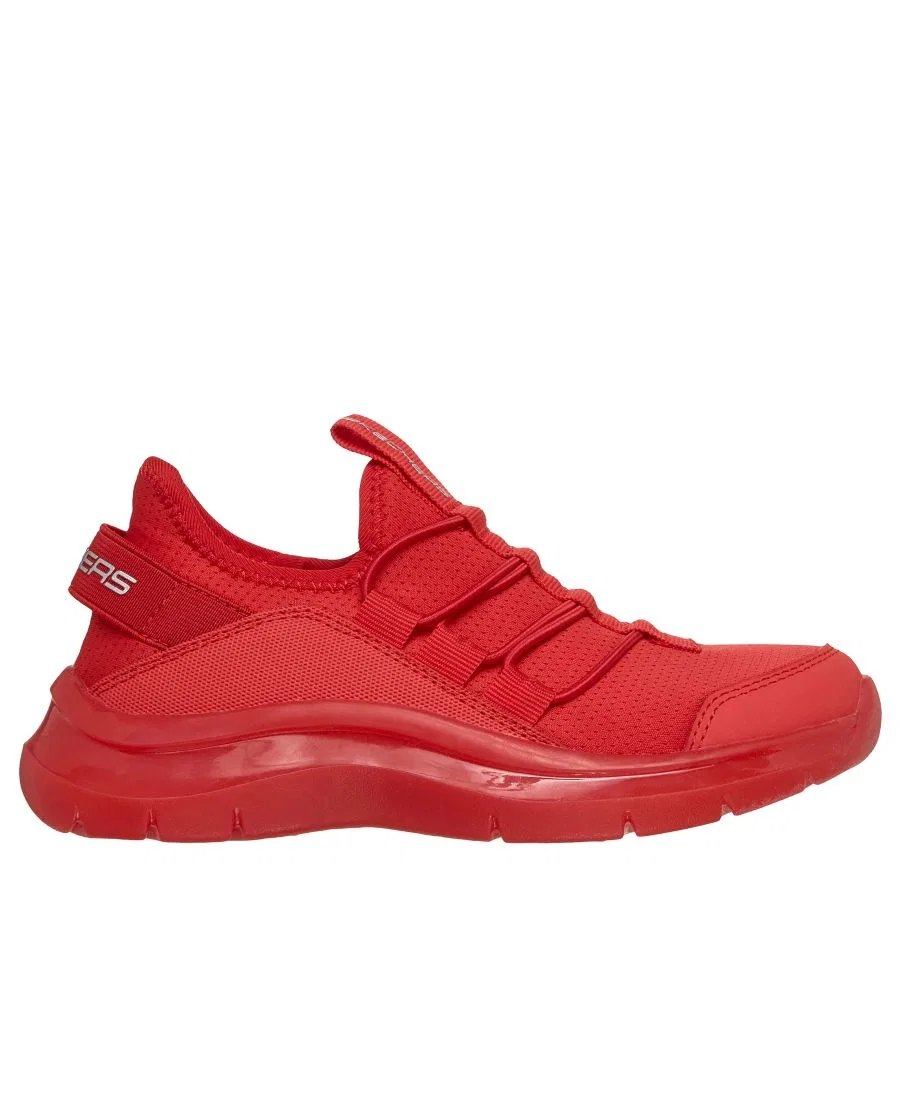 Кроссовки детские с цельноформованной подошвой Skechers, Red — фото 3