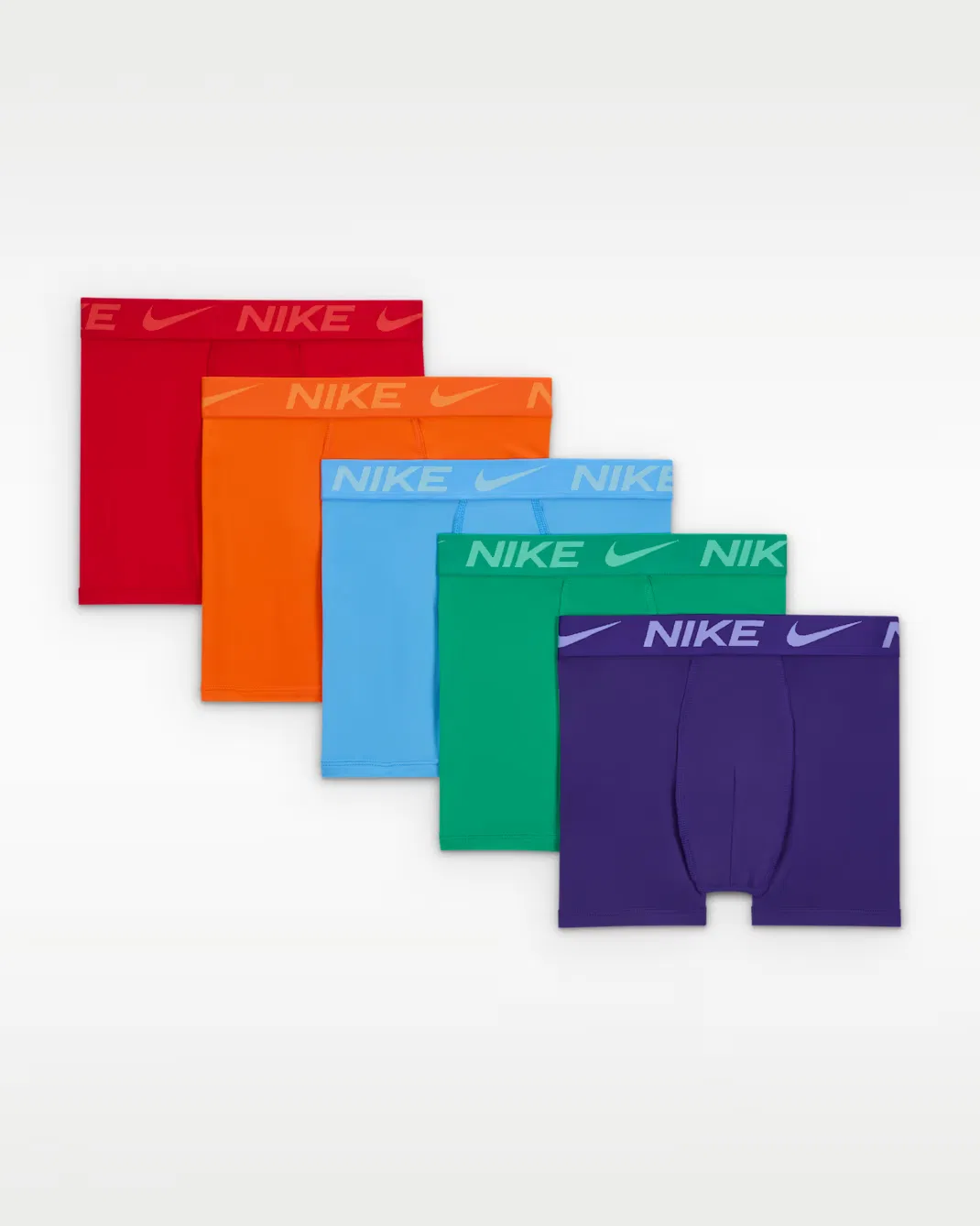Трусы-боксеры Dri-Fit Color Pop для детей постарше (5 пар) Nike, Multi-Color