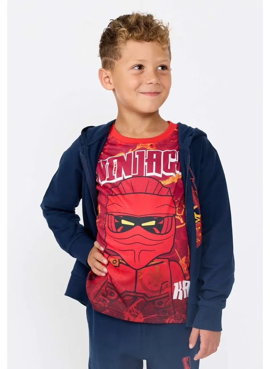 Свитшот с капюшоном Ninjago Lego, темно-синий