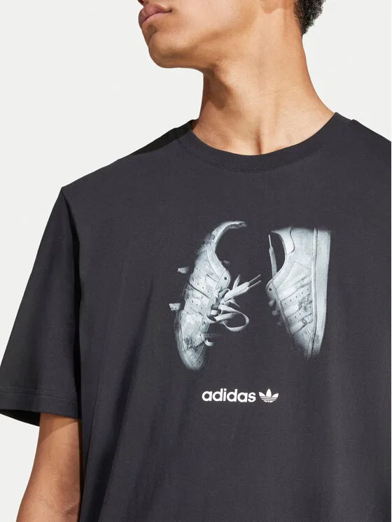 Футболка regular fit Supply Street Adidas, черный — фото 4