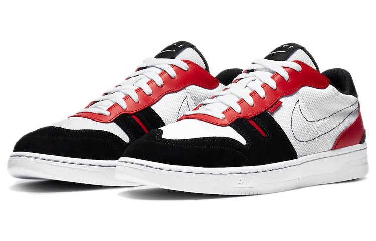 Кроссовки для скейтбординга Nike Squash Type, белый/красный — фото 2