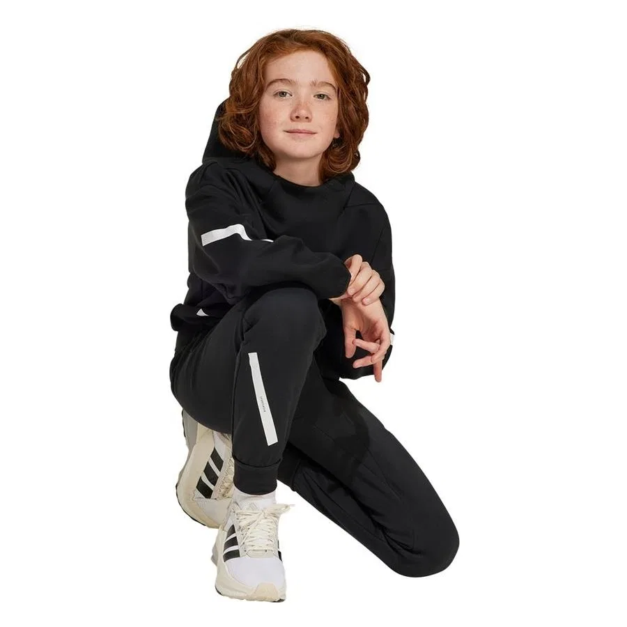 Свитшот с капюшоном J Z.N.E. HD adidas, Черный — фото 4