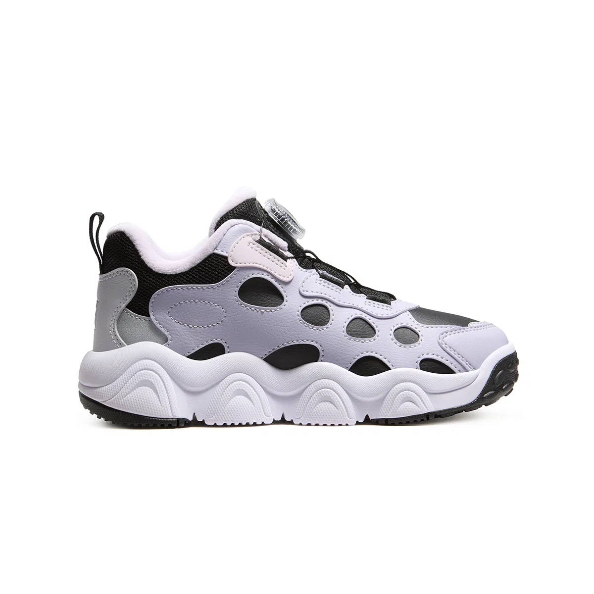 Детские баскетбольные кроссовки FILA KIDS, Black/ фиолетовый — фото 3