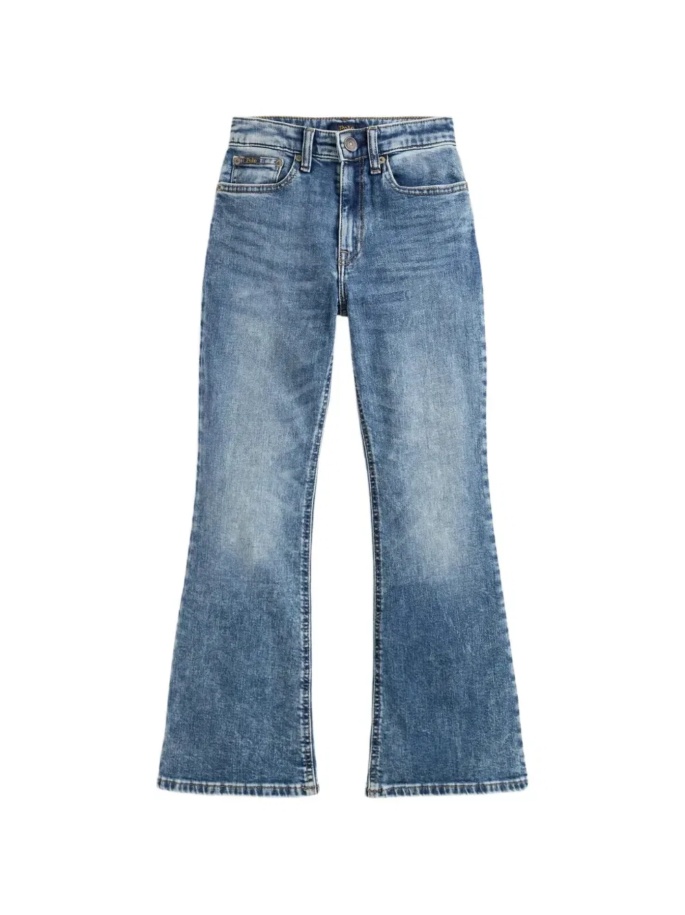 Расклешенные джинсы Polo Ralph Lauren Kids, синий