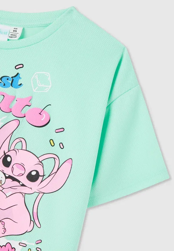 Футболка с принтом Disney Classics Terranova Verde Acqua Chiaro, светло-бирюзовый — фото 2