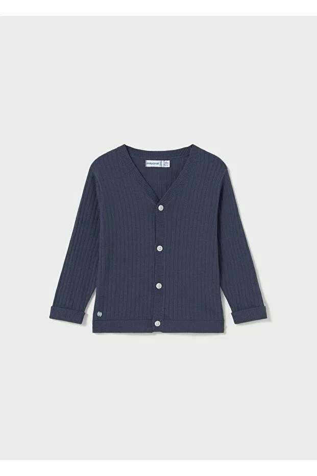 Детский кардиган для мальчиков с длинным рукавом Mayoral, Navy Blue — фото 2