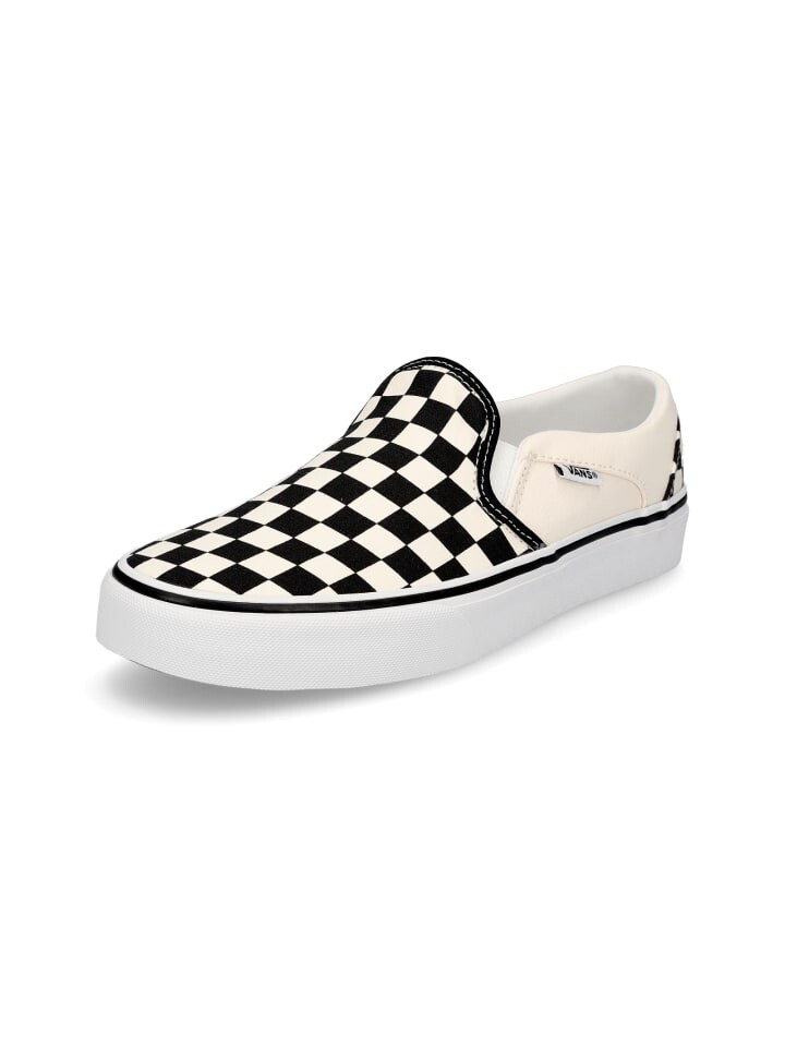 

Кроссовки на шнуровке Vans, цвет checkerboard creme