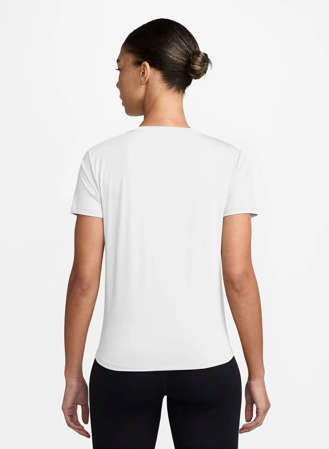 Топ с коротким рукавом классический Dri-Fit Nike, белый — фото 2
