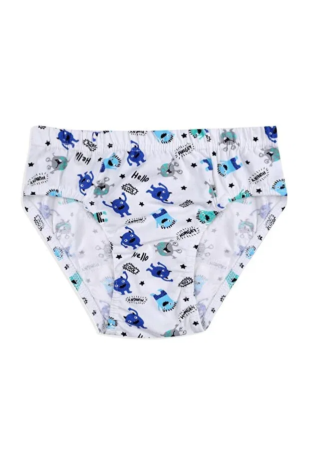 Детские трусы для мальчиков с принтом 3-piece Cute Monster Patterned Slip Koza Iç Giyim, 3050-16 — фото 2
