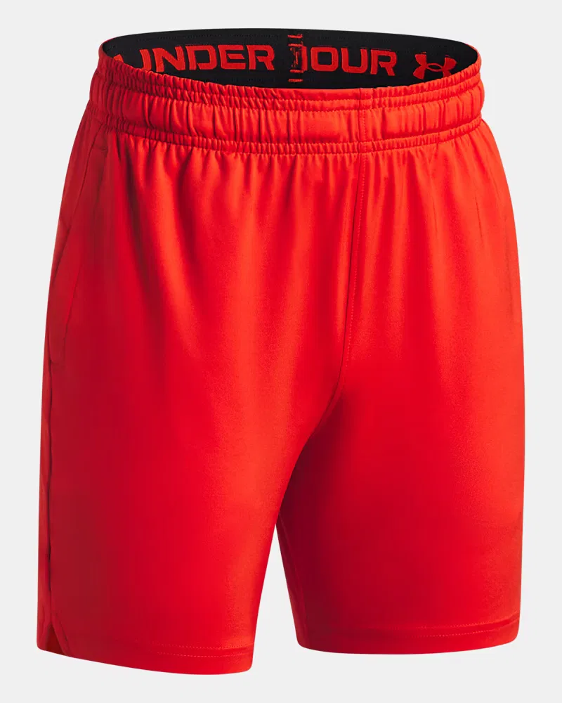 Шорты с внутренним швом 12,7 см из легкого трикотажа UA Vanish Knit UnderArmour, Anthem Red/Black — фото 3