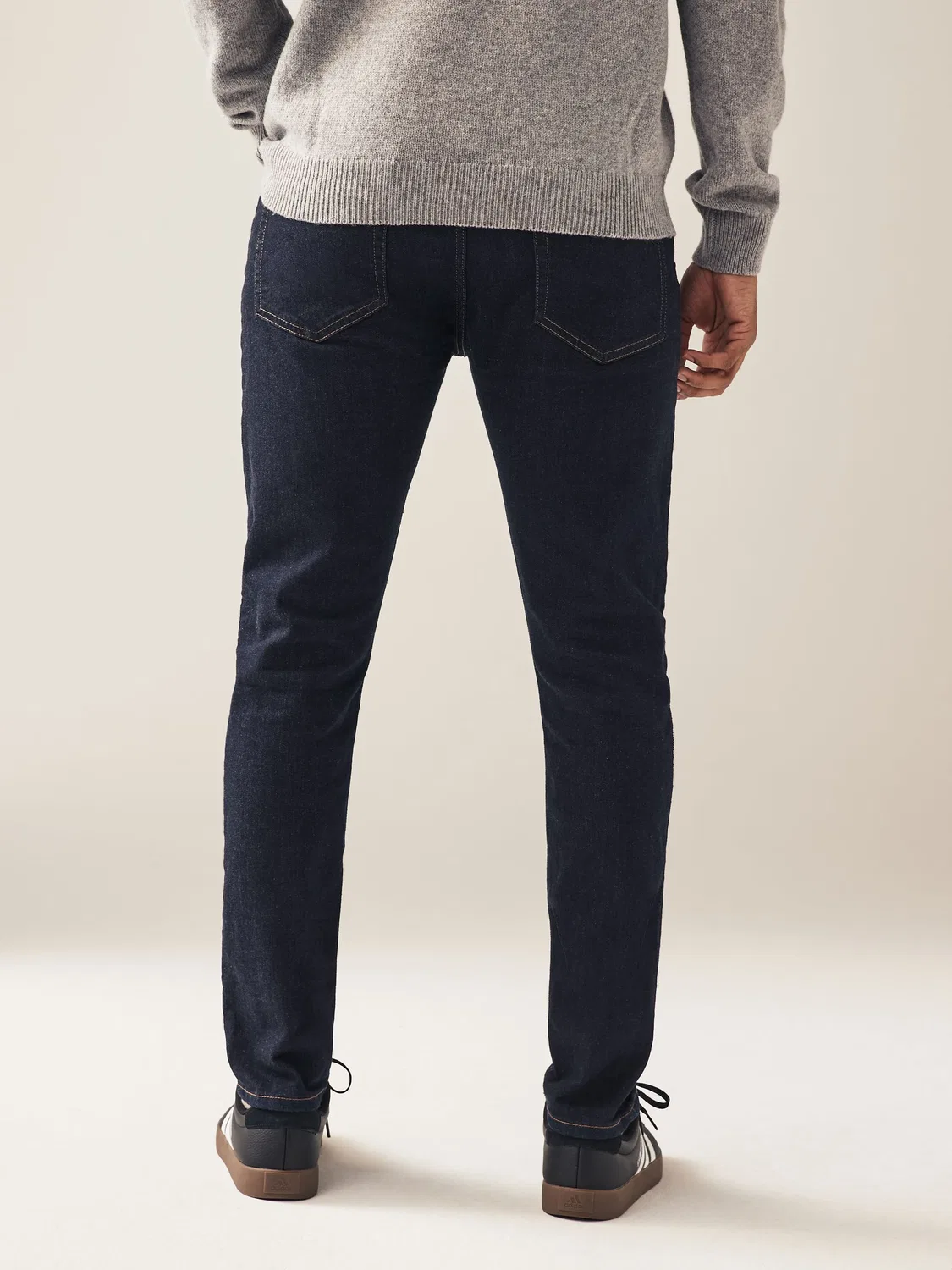 Джинсы классические stretch, модель Single Next, Blue Indigo Rinse — фото 4