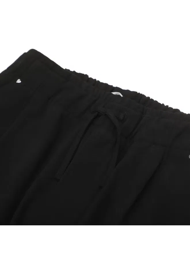 Брюки прямые на резинке с бантом Zara, черный — фото 4