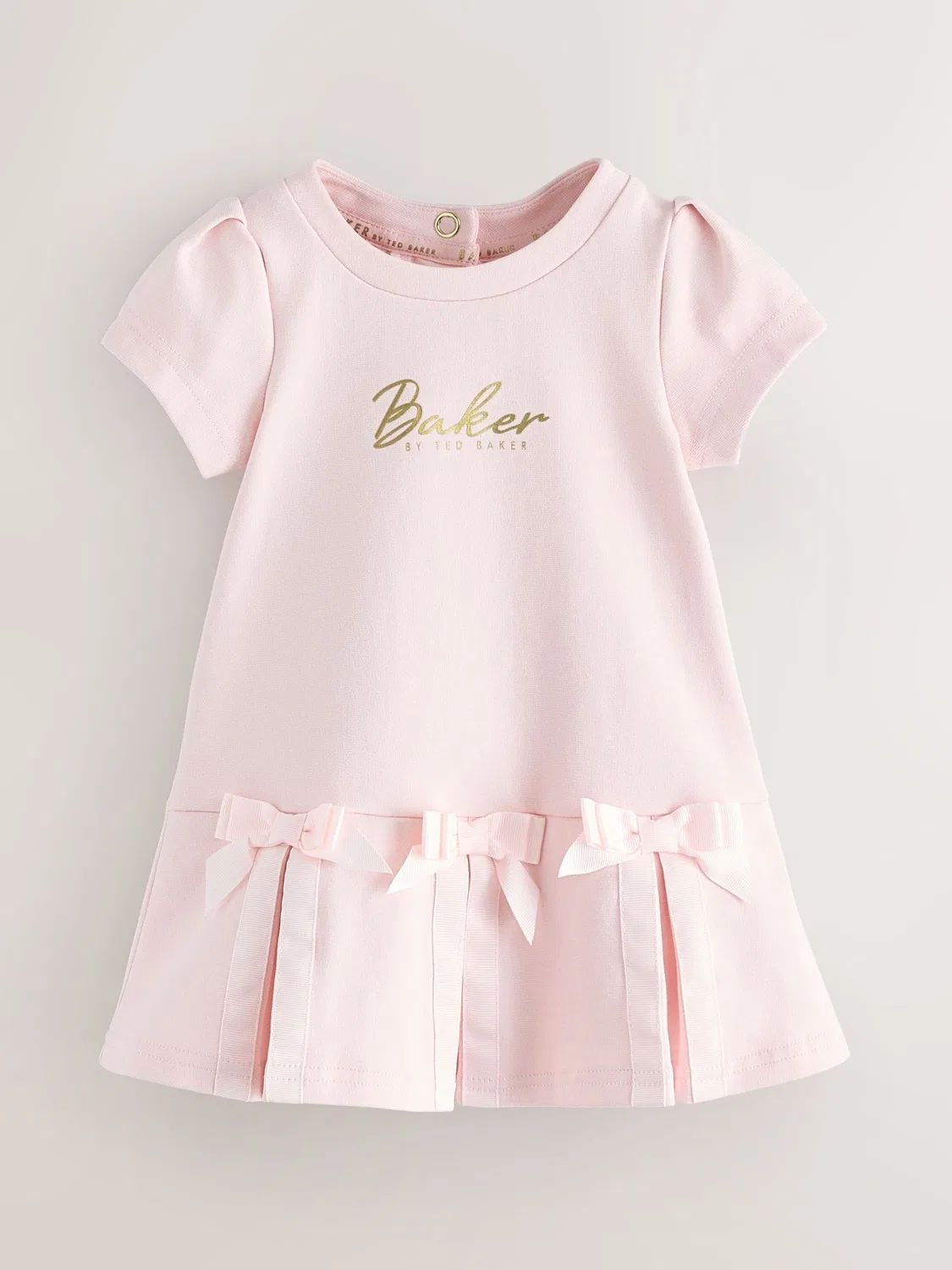 Платье с бантом Baker by Ted Baker, розовое