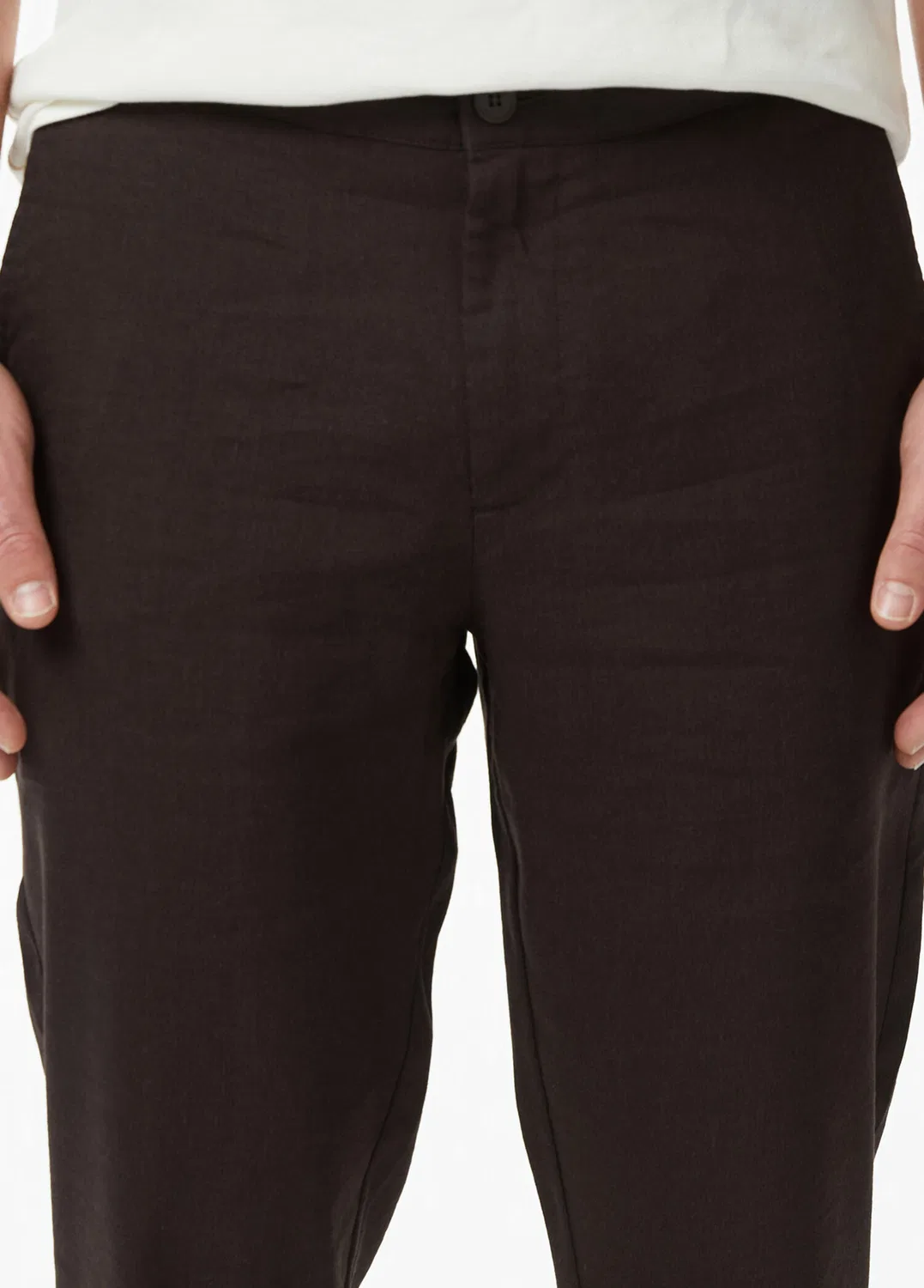 Брюки Tapered Fit Lacoste, brown — фото 4