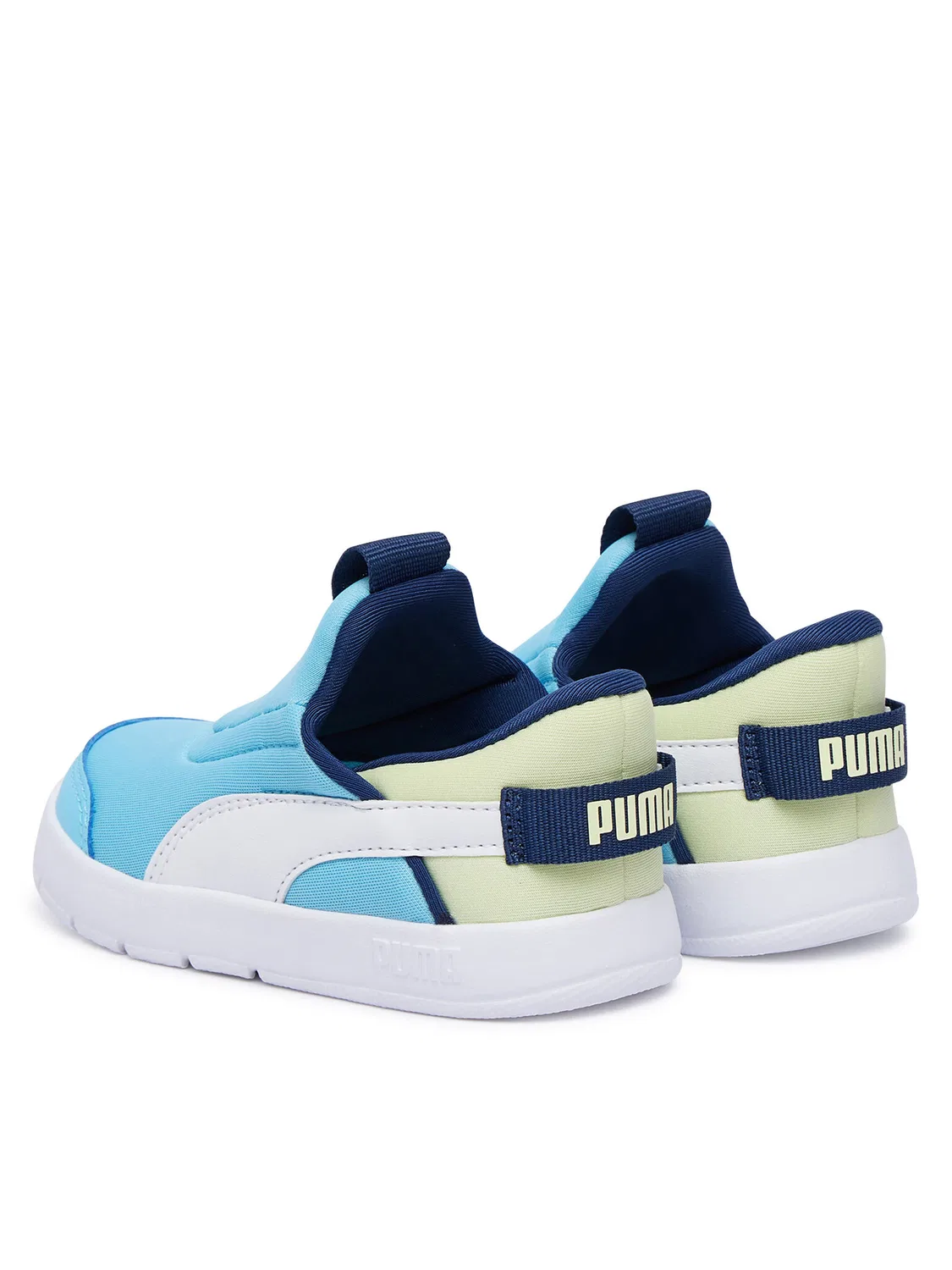 Кроссовки для мальчика Courtflex Sliptech Inf Puma, синий — фото 3