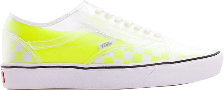 

Кеды Vans ComfyCush Slip-Skool Safety Yellow Checkerboard, желтый