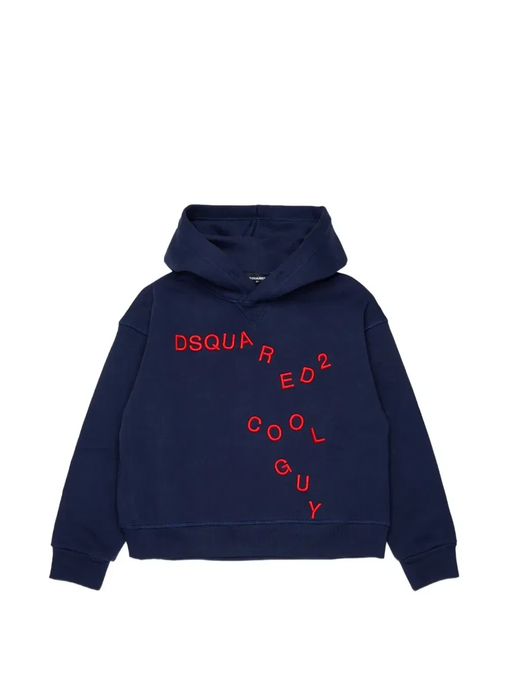Худи с вышитым логотипом Dsquared2 Kids, синий