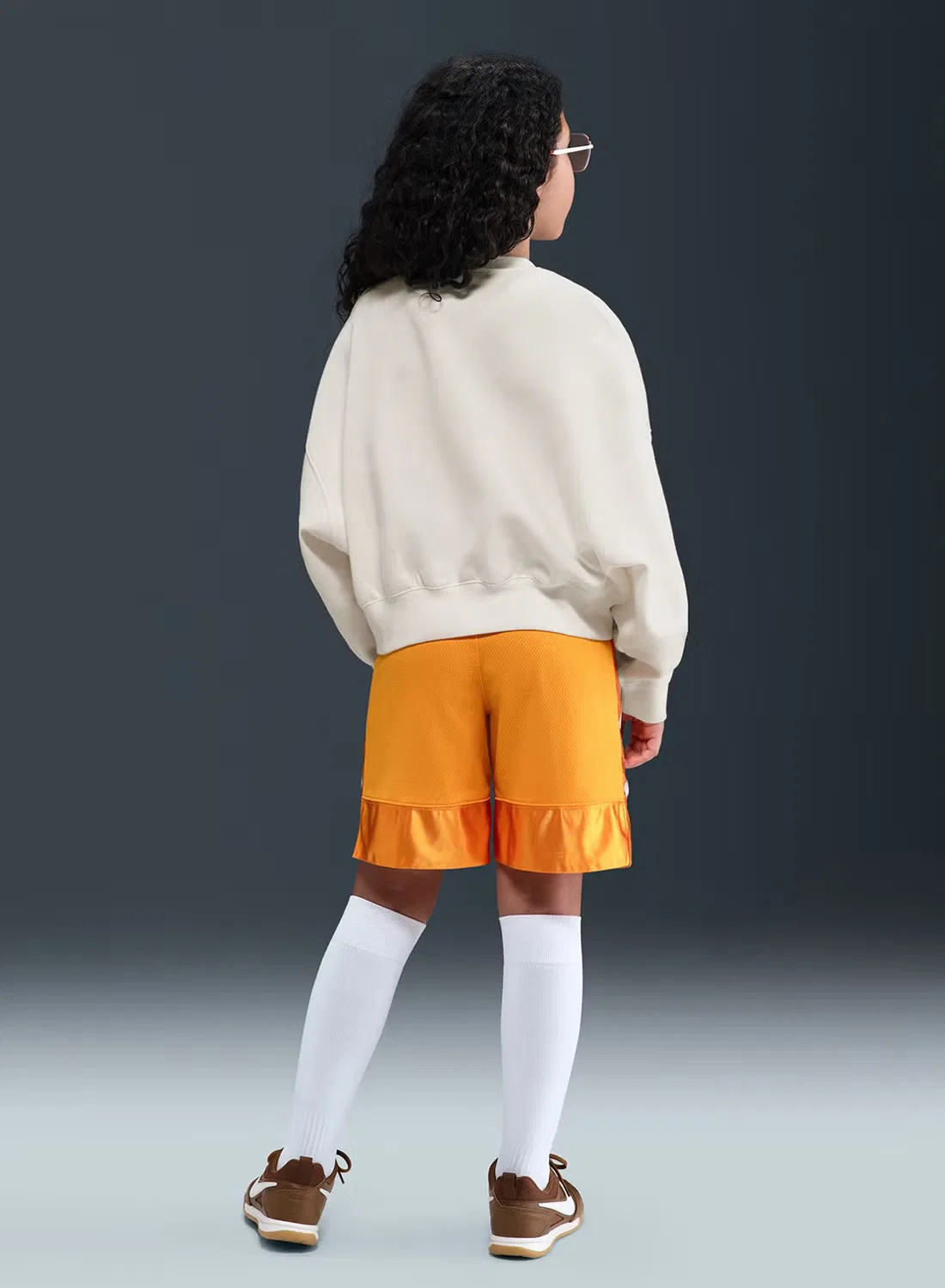 Свитшот с принтом Trend Fleece Nike, айвори — фото 2