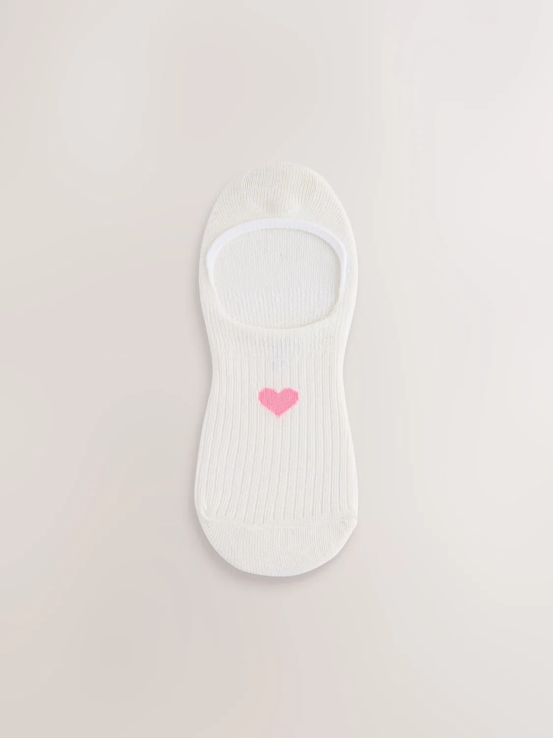 Носки Next Ankle Socks Heart белого цвета — фото 2
