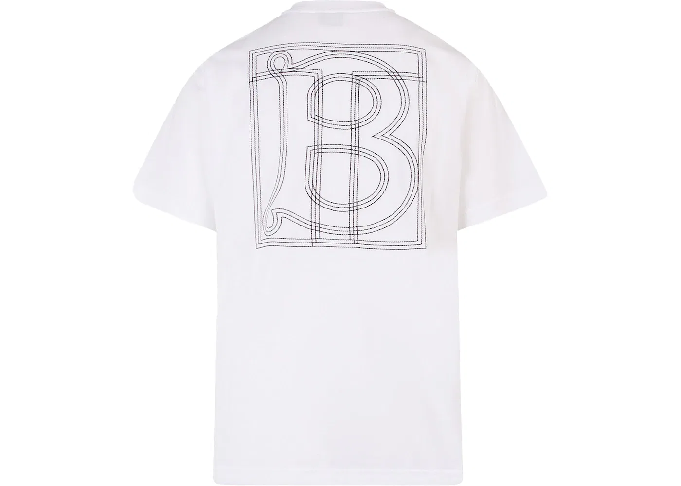 Женская футболка с вышивкой Burberry, White — фото 2