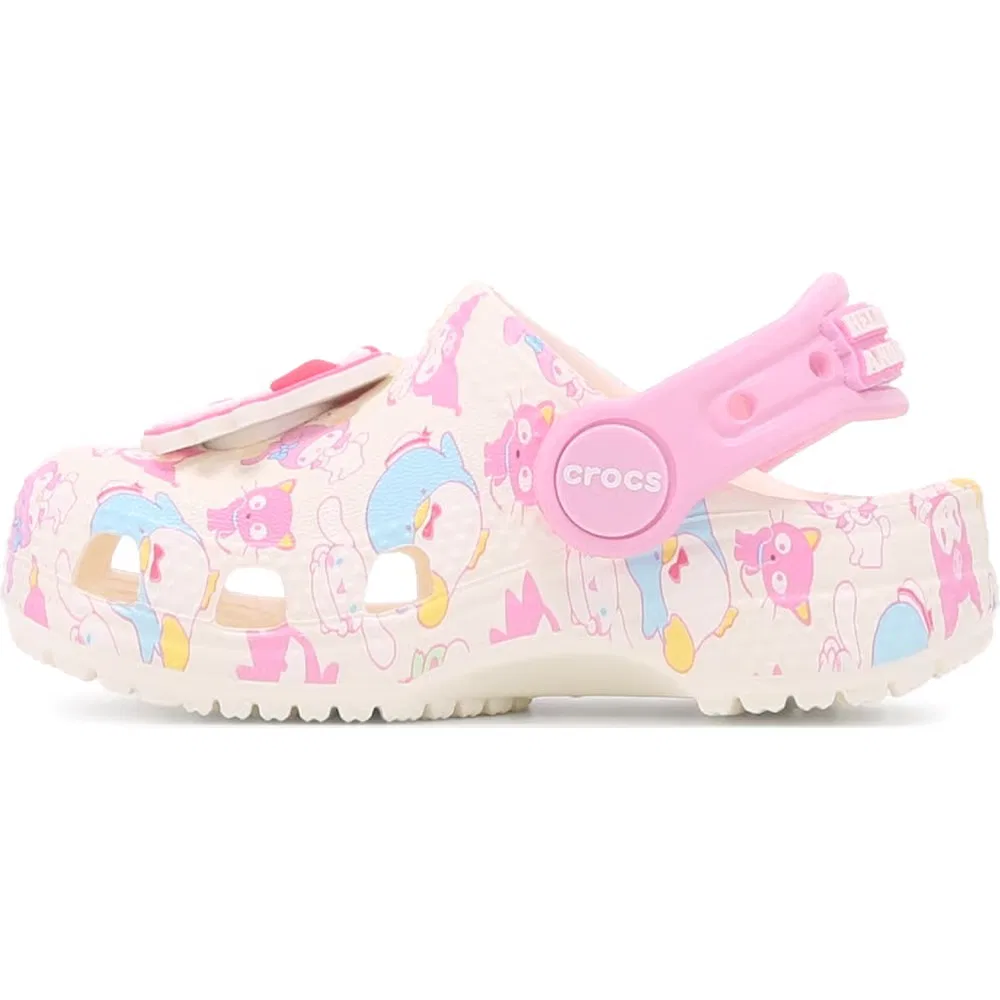 Детские классические сабо Hello Kitty для малышей Crocs, Pastel Hello Kitty — фото 3