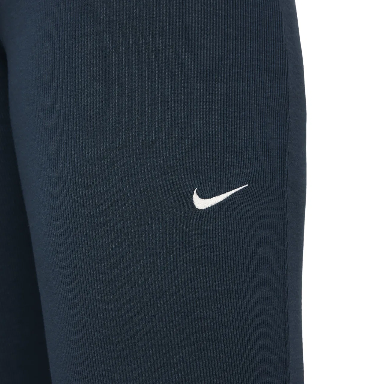Женские брюки Chill Knit Medium Rib Flare Nike, цвет Armory Navy/Sail — фото 3