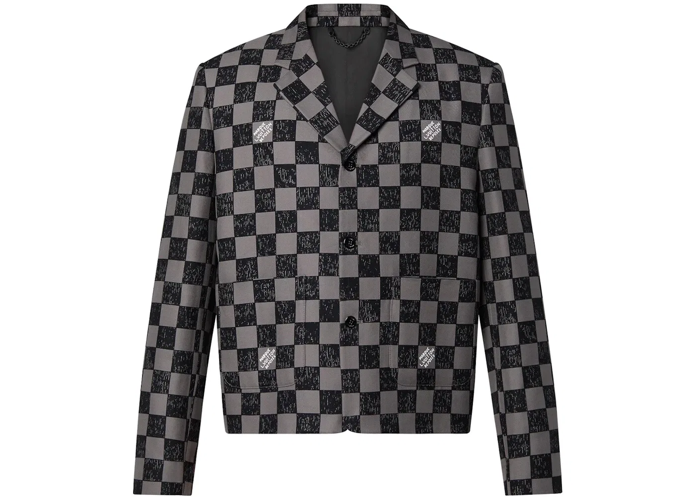 Мужская куртка из дамие Louis Vuitton, Black