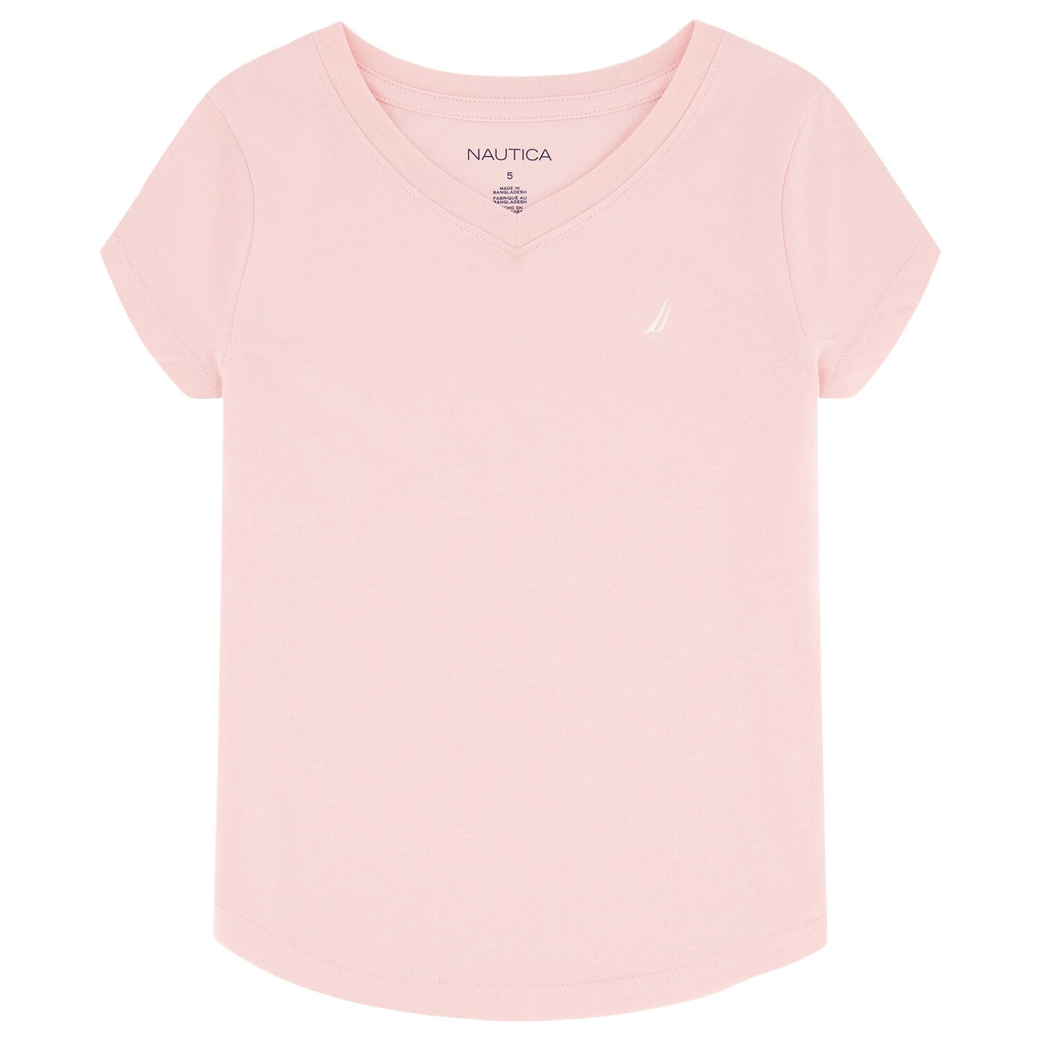 

Футболка Nautica Little Girls с V-образным вырезом (4-6X), цвет Watermelon Heather Hb439