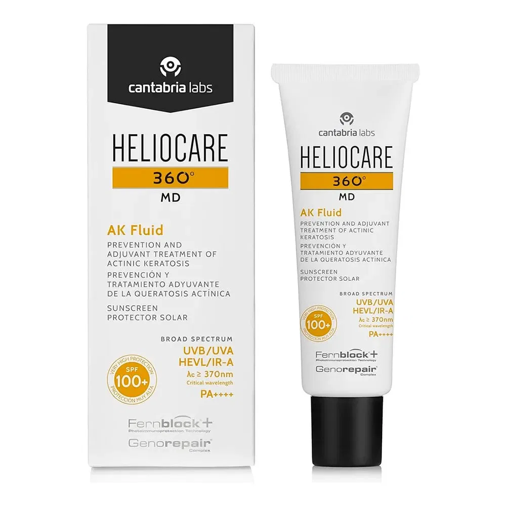 Солнцезащитный флюид SPF50+ Heliocare 360 Md Ak Fluid 50ml Heliocare, прозрачный