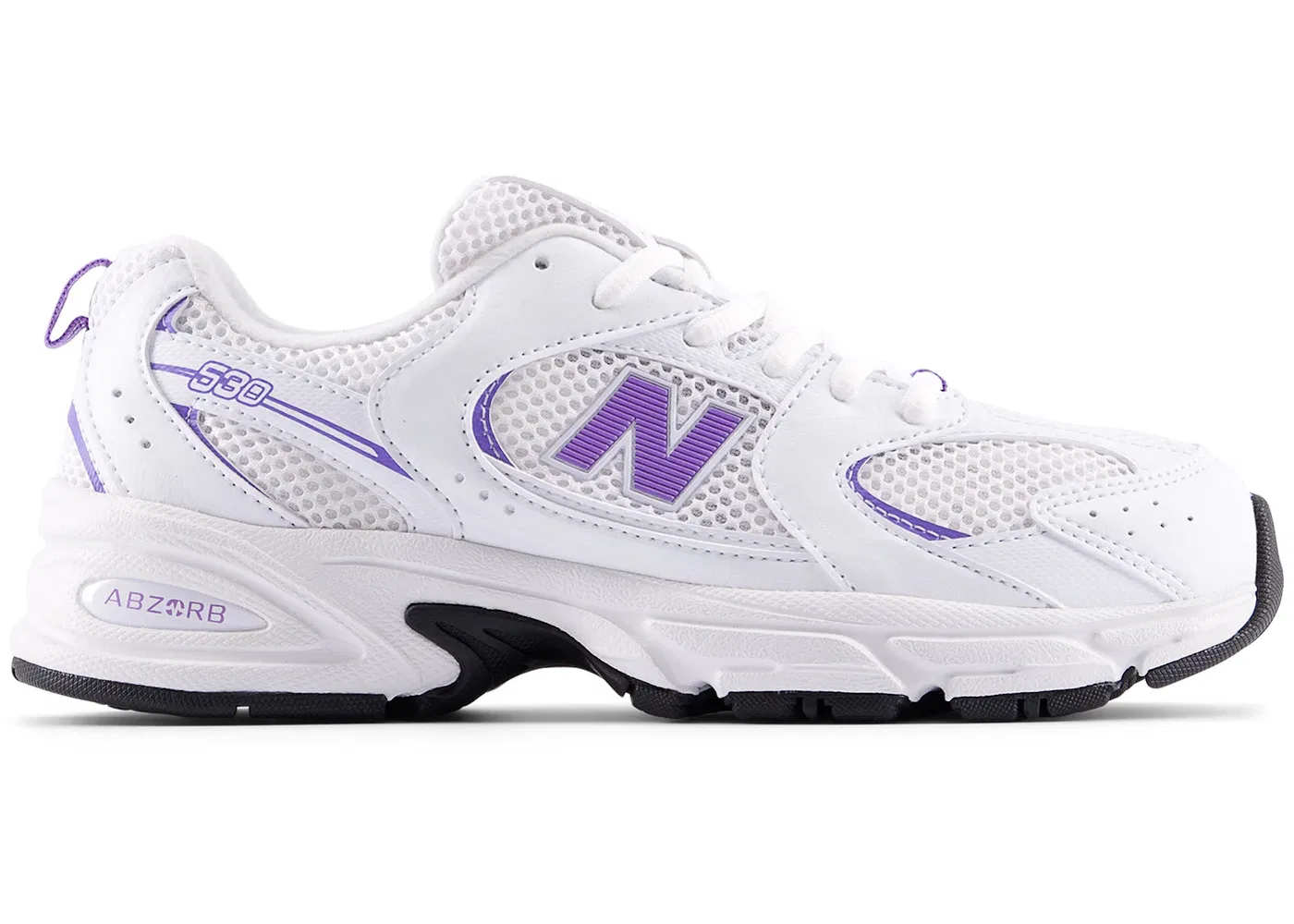 Детские кроссовки Lifestyle New Balance 530, White/Violet Crush