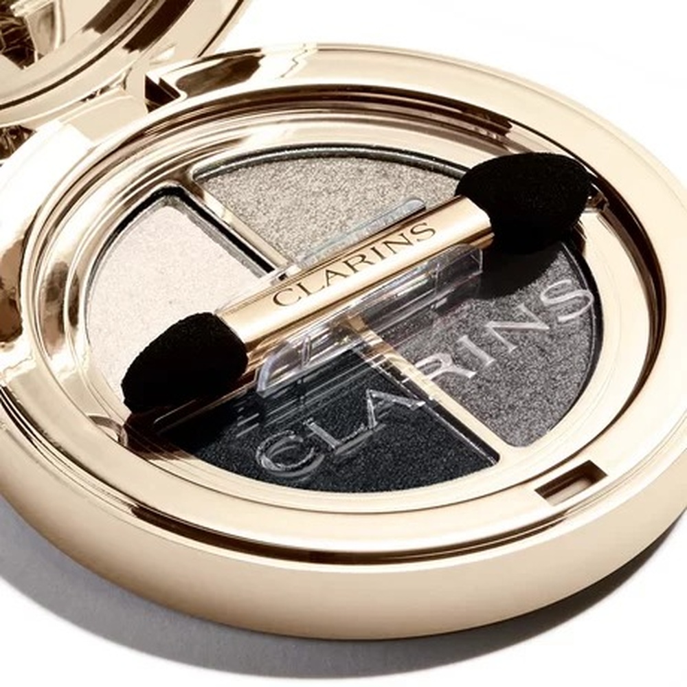 Палитра теней для век Clarins Ombre 4 Couleurs, 09 Onyx — фото 3