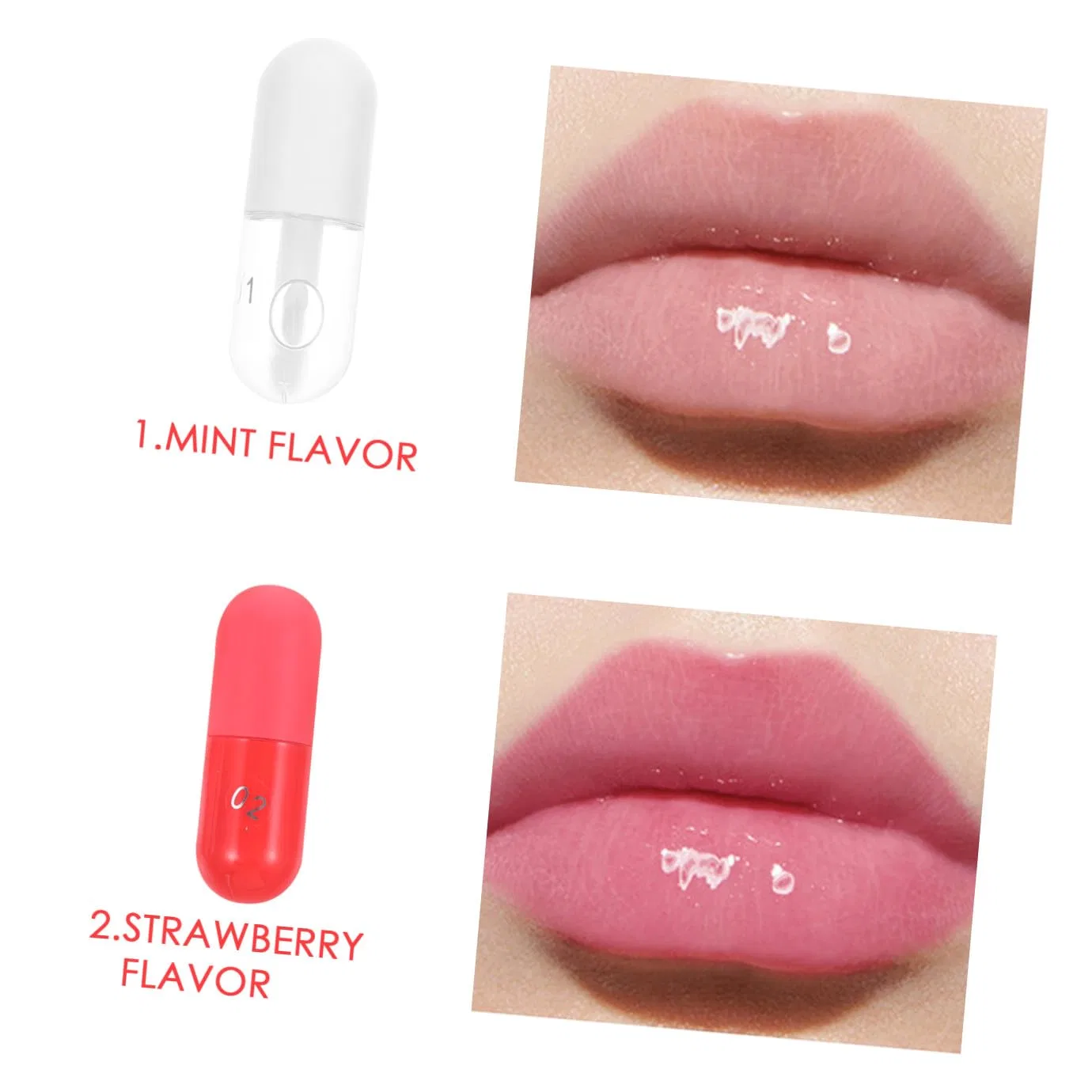 Набор для губ Lip Care Oil с растительными экстрактами, увлажняющий, 2 шт, 26 г Majormench — фото 3