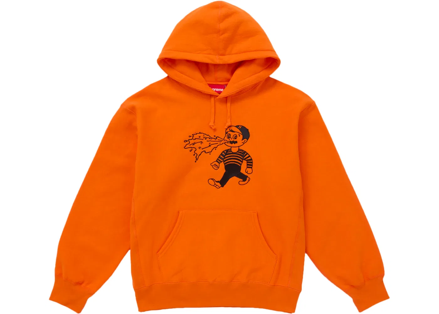 Мужская худи с капюшоном Supreme, Orange