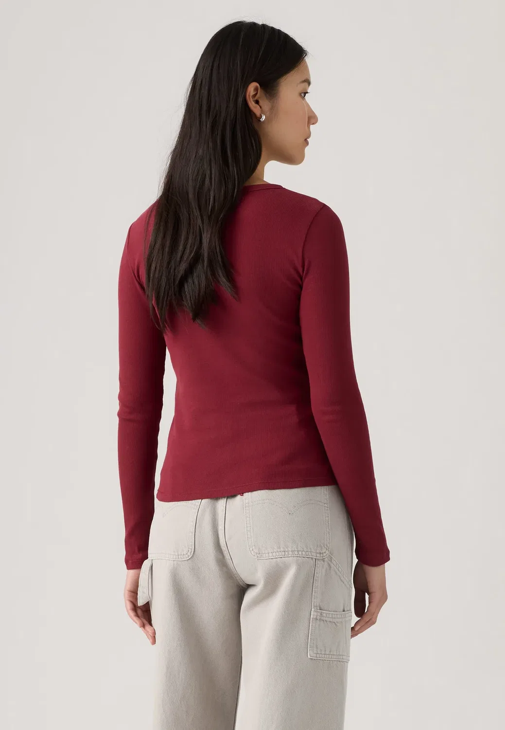 Футболка Hayes - с длинными рукавами Levi'S, Warm Cabernet — фото 3