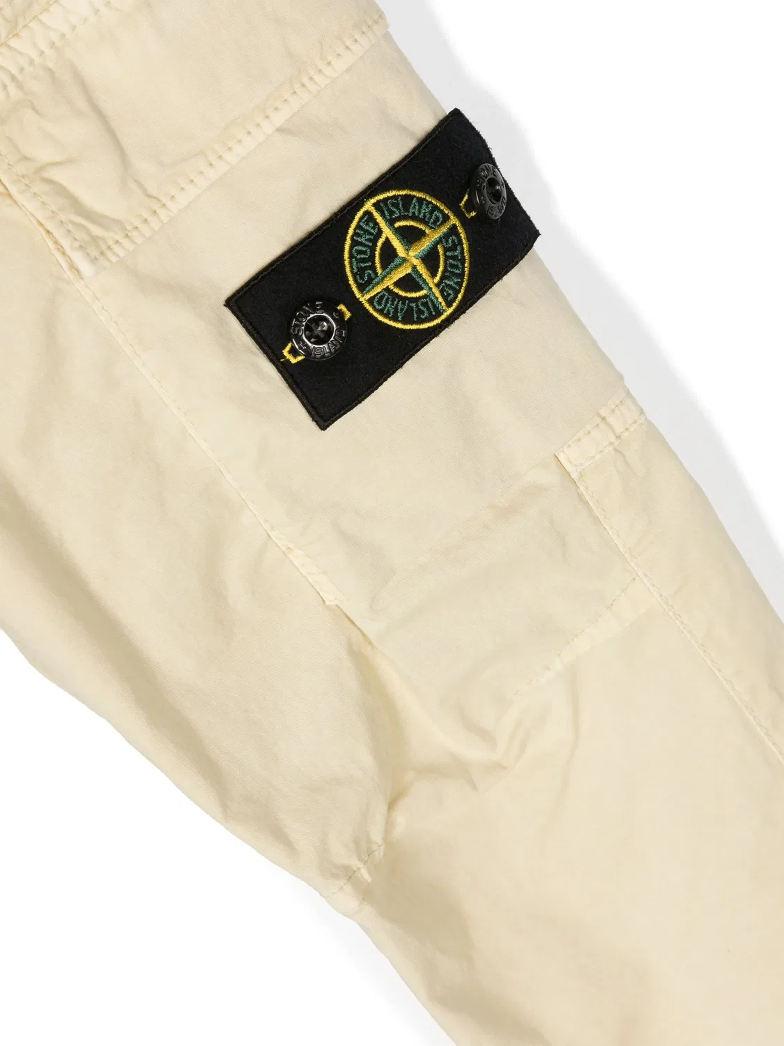 Stone Island Узкие брюки-карго светло-бежевого цвета — фото 2