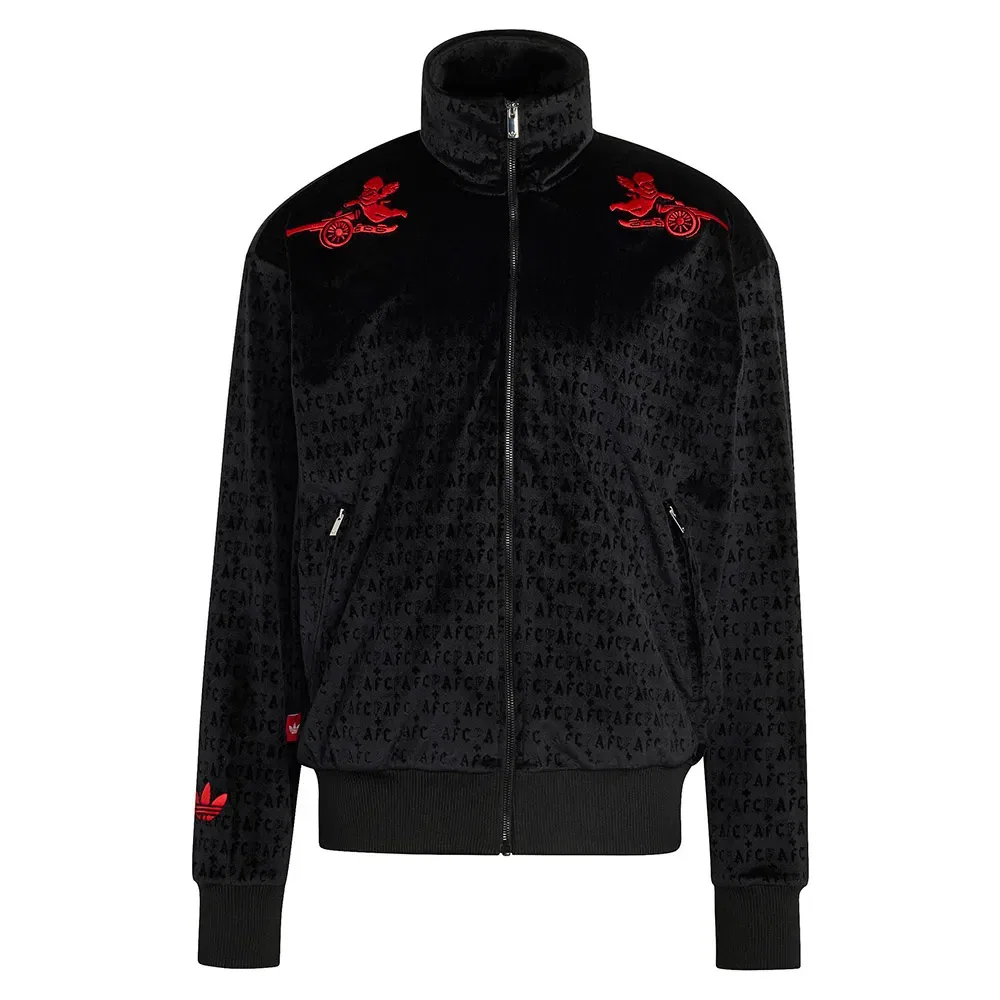 Мужской свитшот из велюра Places+Faces Adidas, Black — фото 3