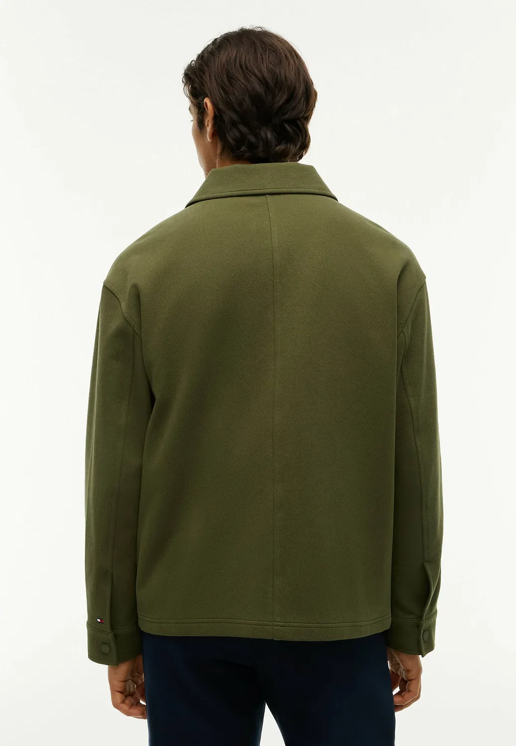 Свободная рабочая куртка из комбинированной ткани - летняя куртка Tommy Hilfiger, Huntsman Green Huntsman Green — фото 3